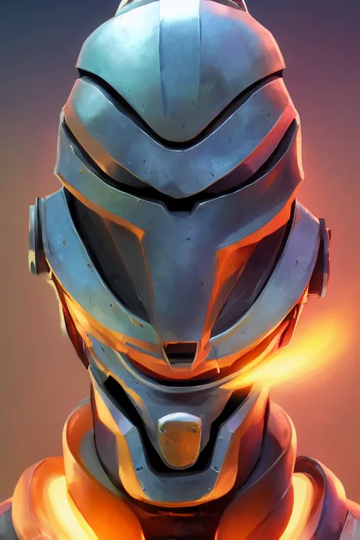 Image similar to epic mask helmet robot ninja portrait stylized as fornite style game design fanart by concept artist gervasio canda, behance hd by jesper ejsing, by rhads, makoto shinkai and lois van baarle, ilya kuvshinov, rossdraws global illumination radiating a glowing aura global illumination ray tracing hdr render in unreal engine 5