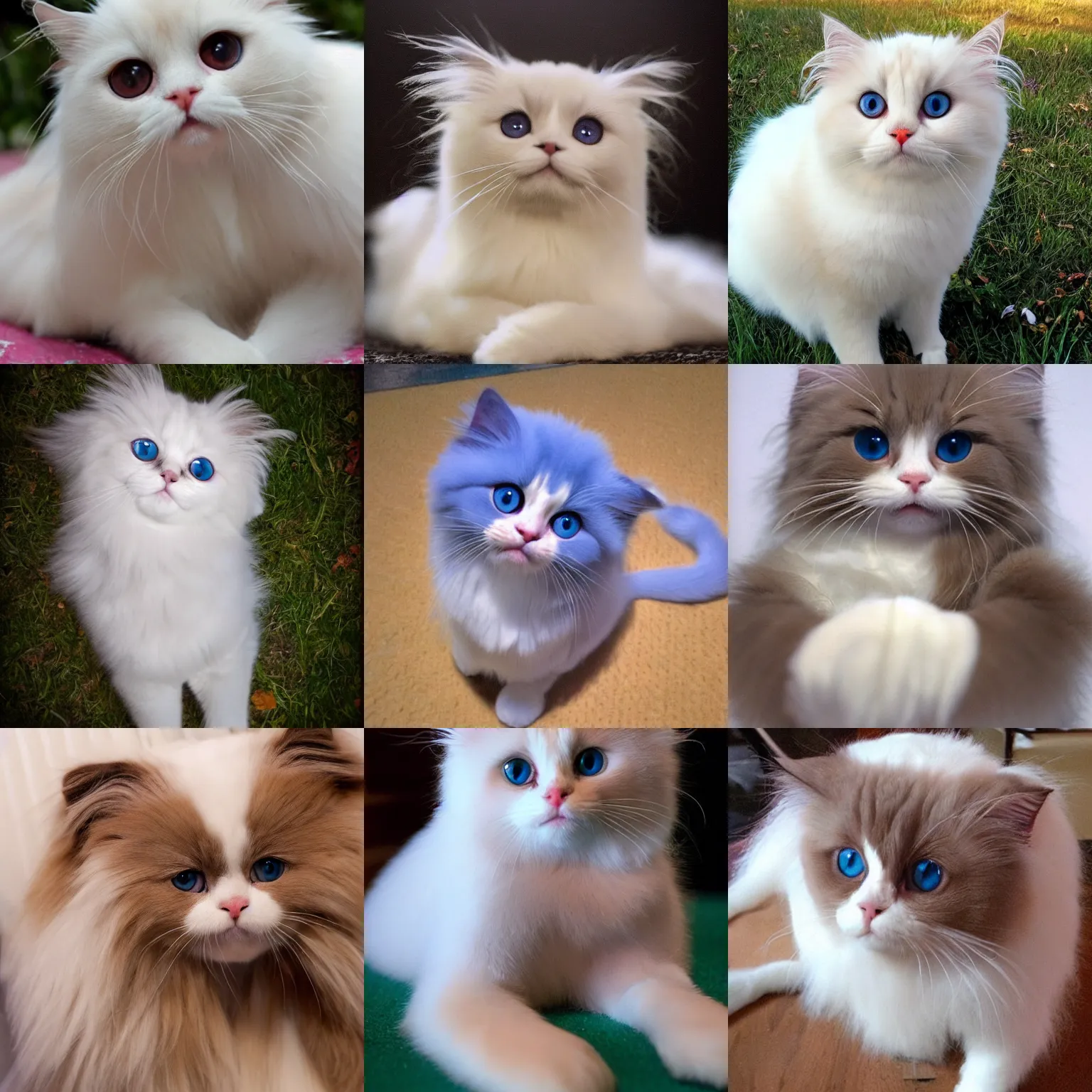 Prompt: cutest ragdoll in the universe, award - winning photo