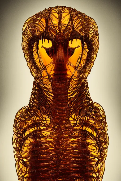Image similar to a human figure encased in amber, symmetrical, highly detailed, digital art, sharp focus, trending on art station