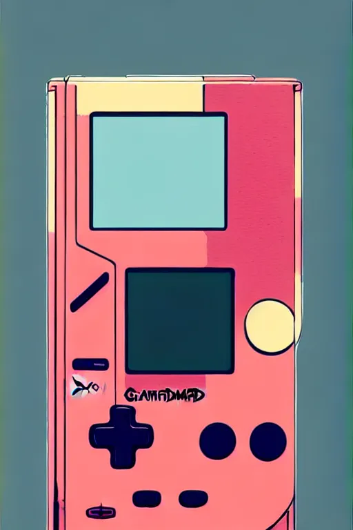 Prompt: a ultradetailed painting of a gameboy, by conrad roset, greg rutkowski and makoto shinkai trending on artstation