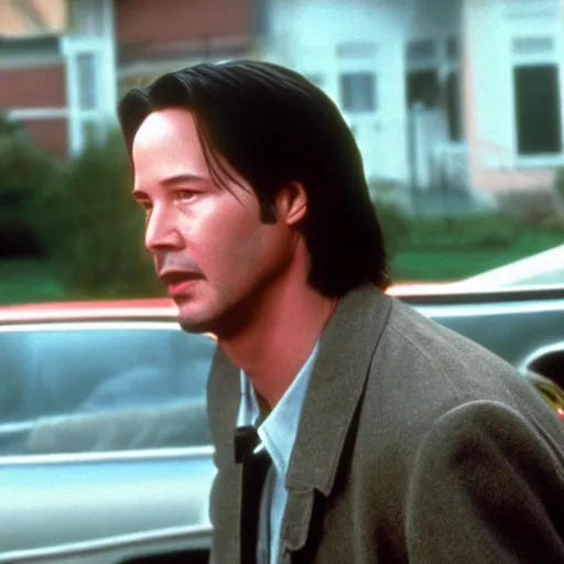 Image similar to Keanu reeves In Back to the future 4K detailed super realistic