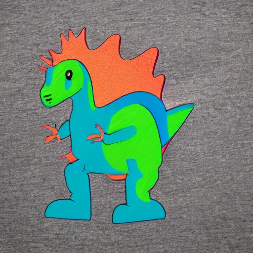 Image similar to a dinosaur wearing pants