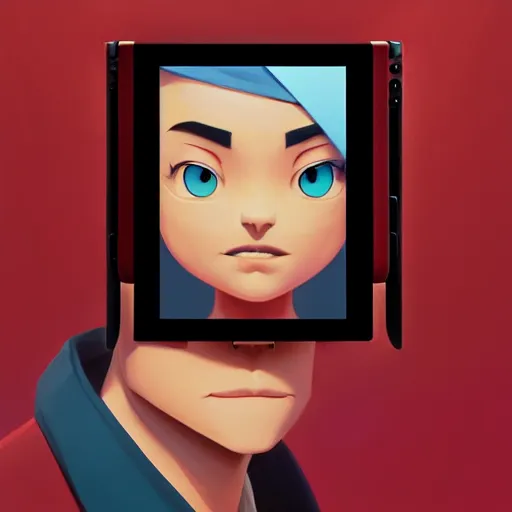 Prompt: face icon stylized minimalist nintendo switch, loftis, cory behance hd by jesper ejsing, by rhads, makoto shinkai and lois van baarle, ilya kuvshinov, rossdraws global illumination