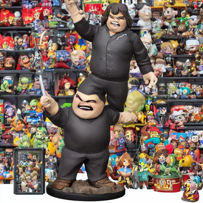 Image similar to Jack Black, a GOODSMILE figure of Jack Black, figurine, detailed product photo,