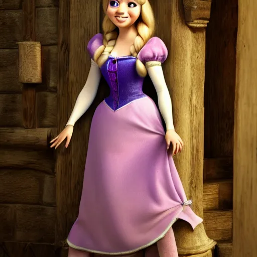 prompthunt: Jennette McCurdy as Rapunzel in disney tangled live action, 8k  full HD photo, cinematic lighting, anatomically correct, oscar award  winning, action filled, correct eye placement