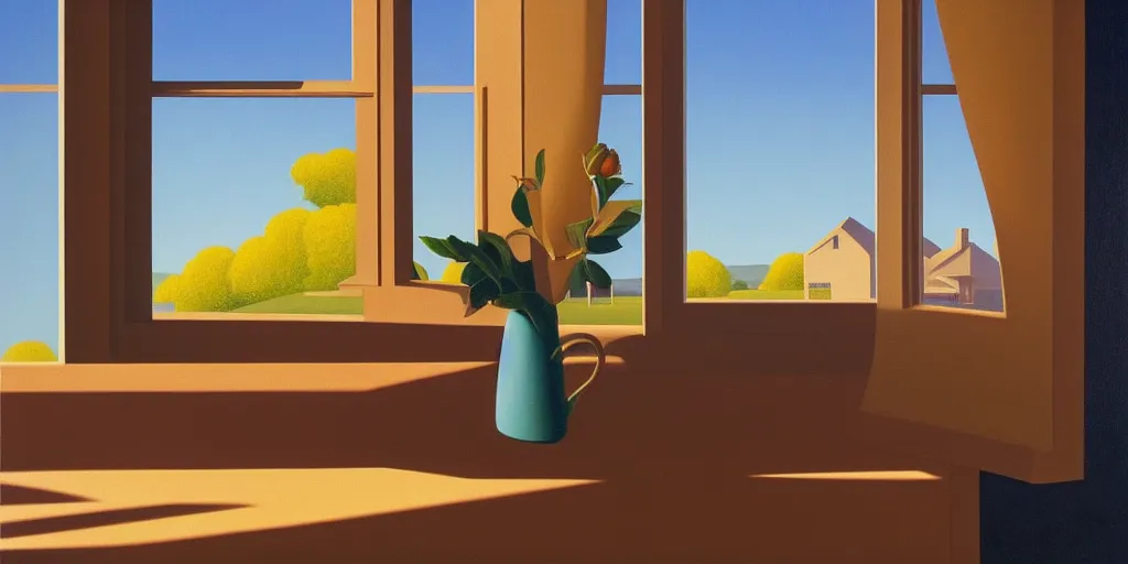 Image similar to the window, blue sky, summer evening, kenton nelson