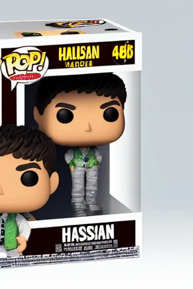 Image similar to “ very very intricate photorealistic photo of a hasan piker funko pop on a white background, award - winning details ”