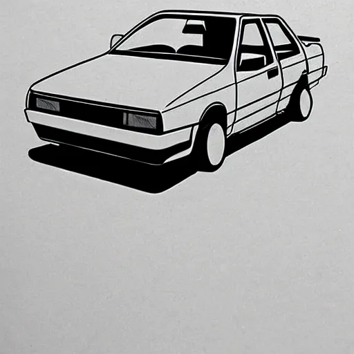 Image similar to lada initial d, anime art