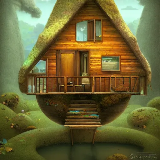 Image similar to exotic vacation cabin by gediminas pranckevicius