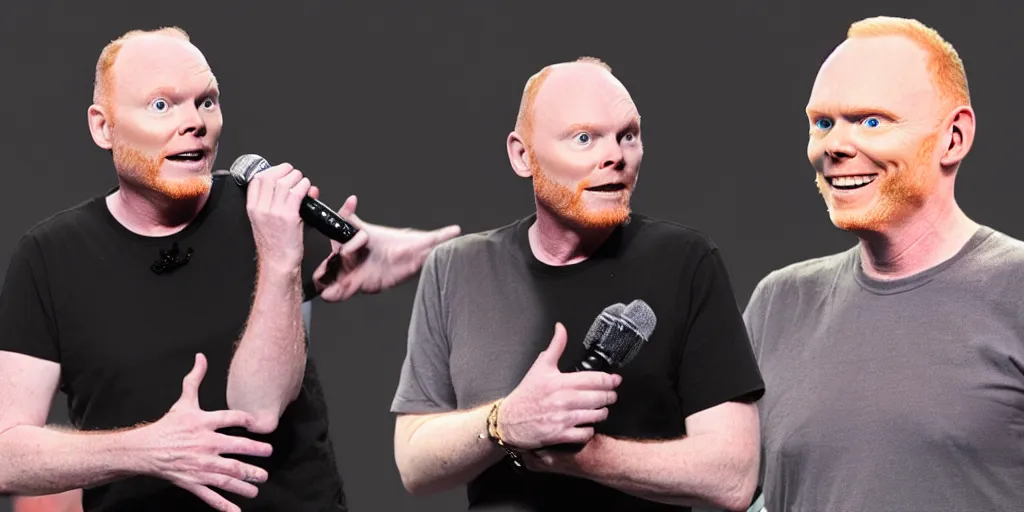 Prompt: Bill Burr wearing Barbiecore, high quality