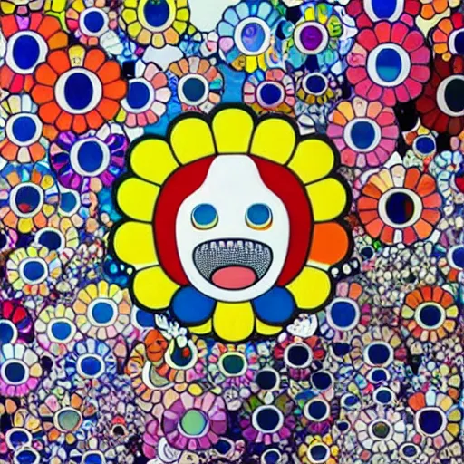 Image similar to artwork by takashi murakami