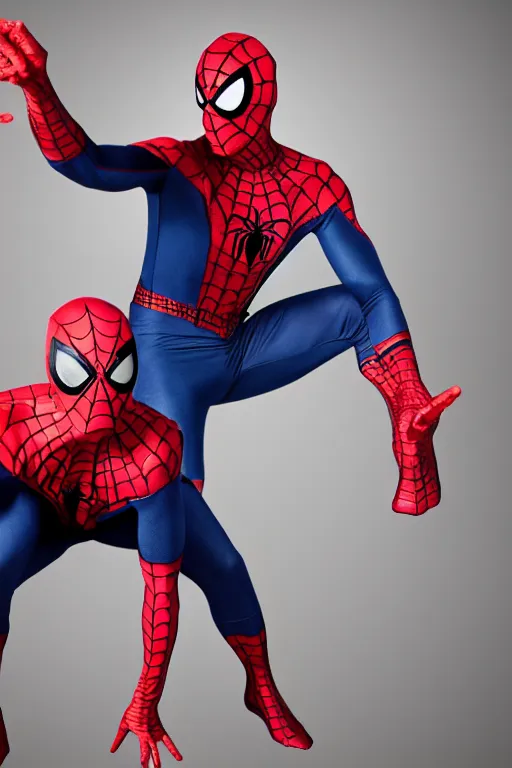 Image similar to an adult spiderman halloween costume ad, full body concept, full height,