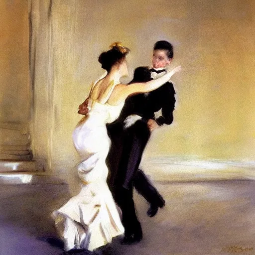 Prompt: two goats ballroom dancing, by john singer sargent, highly detailed