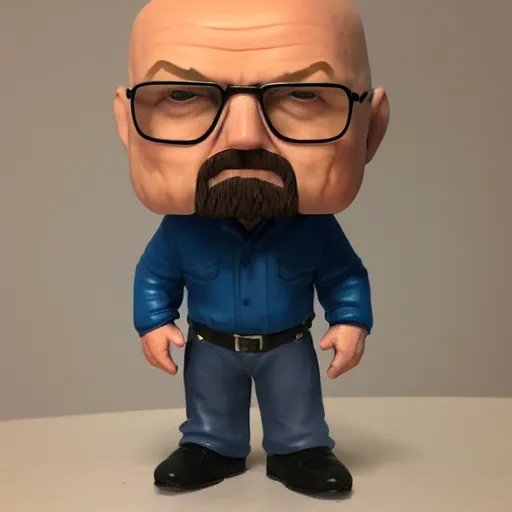 Prompt: Hank from Breaking bad as a funko pop, ultra high detail, realistic.