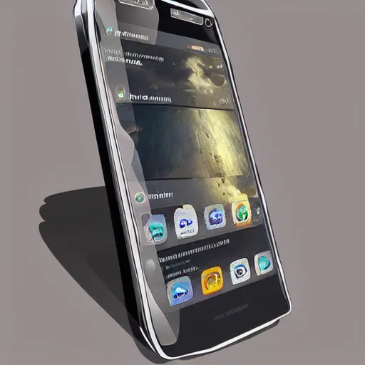 Image similar to a phone concept design, pinterest, artstation, highly detailed