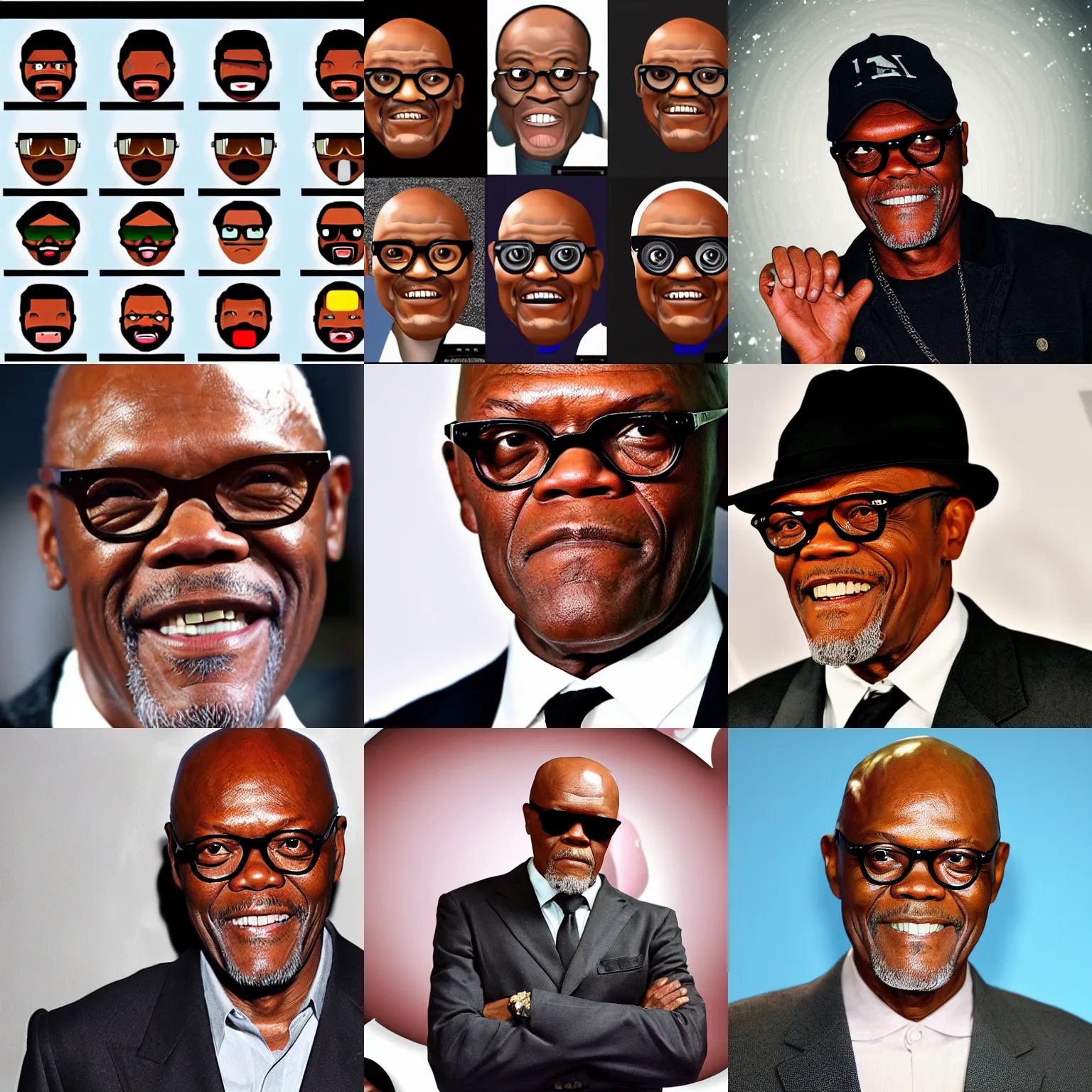 Prompt: samuel l. jackson as an emoji!!!!!!, emoji!!!!!!, emoji!!!!!!, fantasy, iphone, android