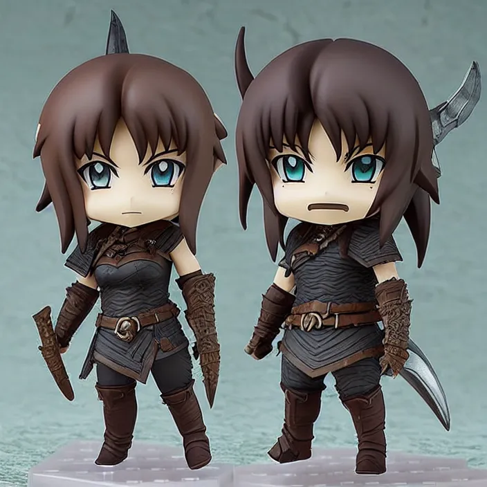 Image similar to The Dovahkiin from Skyrim, An anime Nendoroid of The Dovahkiin from Skyrim, figurine, detailed product photo