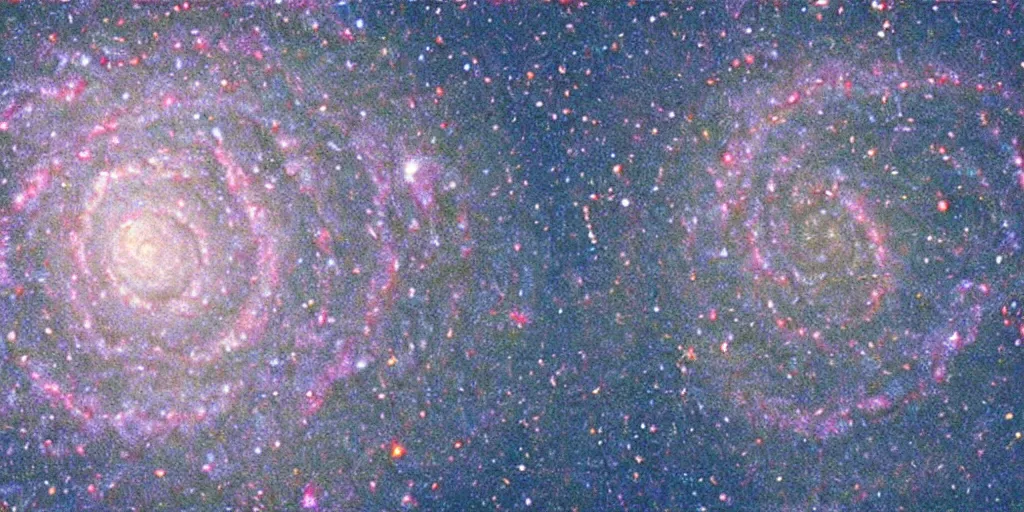 Image similar to View of the spiral galaxy, Kodak Gold 200, Megapixel