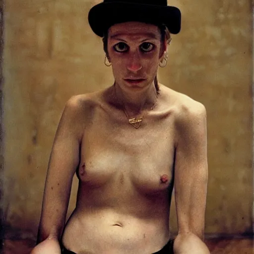 Image similar to an alchemist, portrait, long shot, by nan goldin, david bailey, annie liebovitz