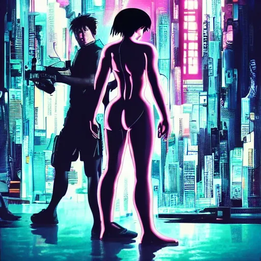 Prompt: “ghost in the shell”