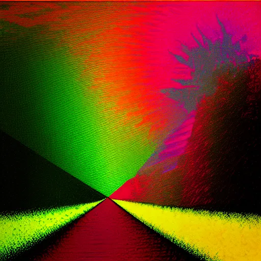 Image similar to tonalism acid trip