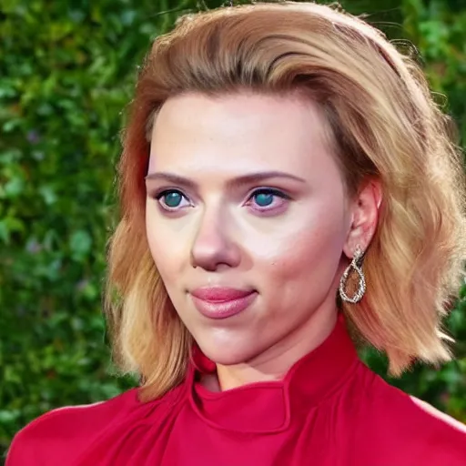 Image similar to scarlett johansson as a hamster hybrid