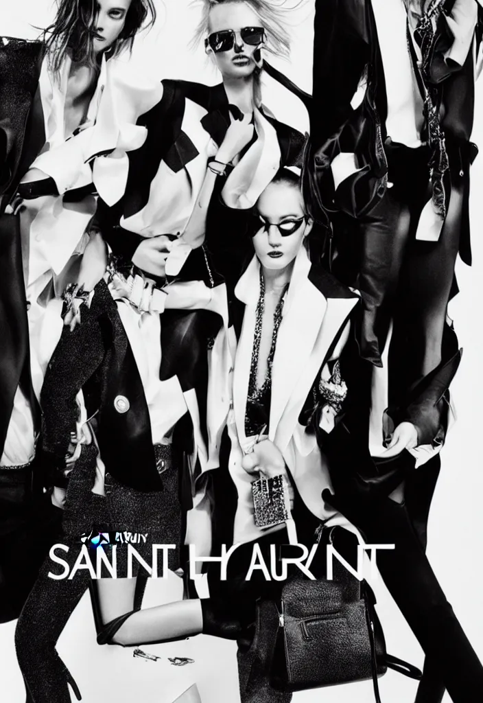 Image similar to Saint Laurent advertising campaign