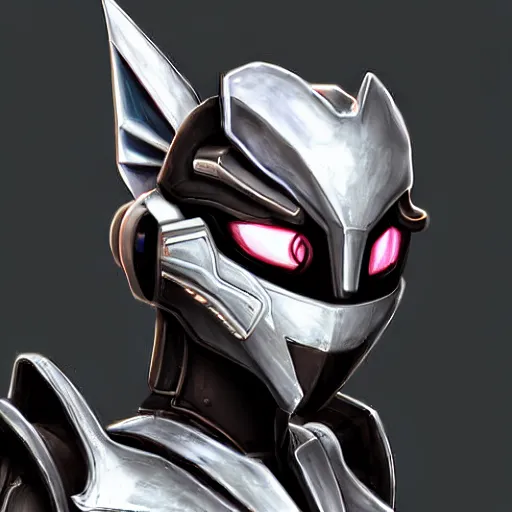 Prompt: bust shot of a cute stunning robot anthropomorphic female dragon, with sleek silver armor, a black OLED visor over the eyes, making a cute pose, on the beach at sunset, highly detailed digital art, furry art, anthro art, sci fi, warframe art, destiny art, high quality, 3D realistic, Furaffinity, Deviantart