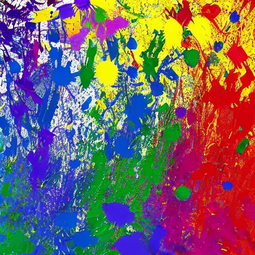 Prompt: paint splatter high quality artistic