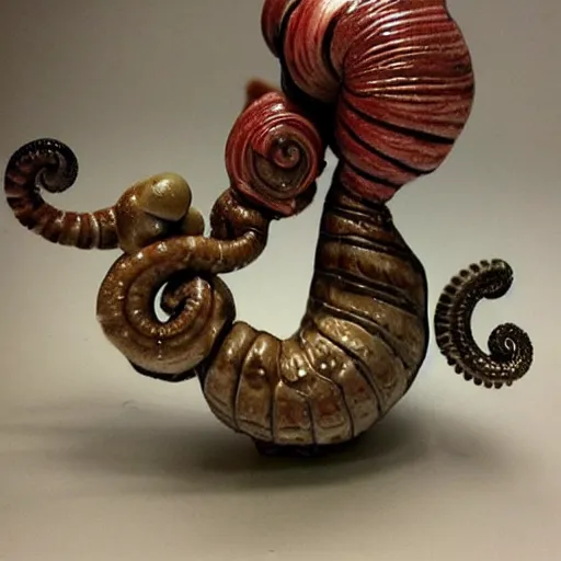 Image similar to snail with the head of count orlok on each tentacle, extremely detailed!!!!