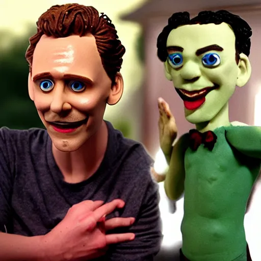 Image similar to tom hiddleston claymation