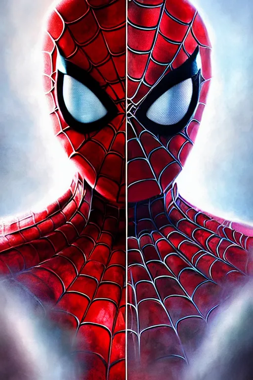 Image similar to majestic and regal portait of baby spiderman, marvel, perfect face, beautiful, intricate, epic, elegant, fantasy, highly detailed, digital painting, hard focus, beautiful volumetric lighting, epic light, ultra detailed, by leesha hannigan, ross tran, thierry doizon, kai carpenter, ignacio fernandez rios