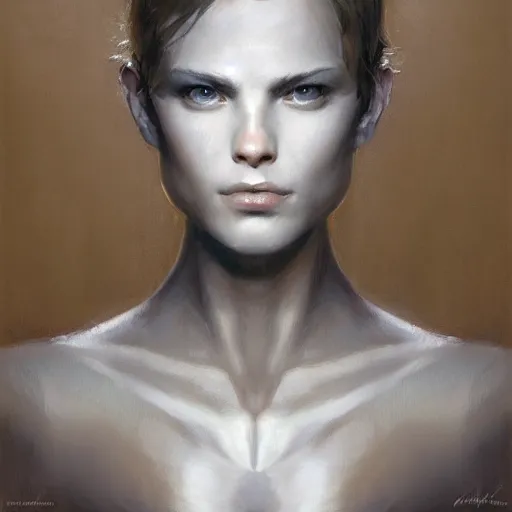 Prompt: highly detailed beautiful photography of a symmetrical face, symmetry!!!, sharp focus, dynamic lighting, elegant harmony, beauty, masterpiece, by riccardo federici, by craig mullins, by greg tocchini