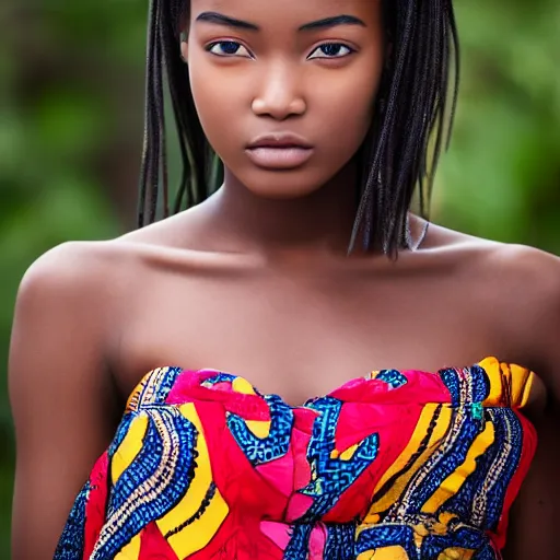 Prompt: beautiful young african - asian female model. zeiss 1 5 0 mm f 2. 8 hasselblad