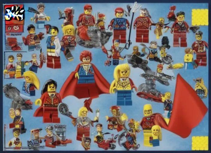 Image similar to Poland superheroes Lego set