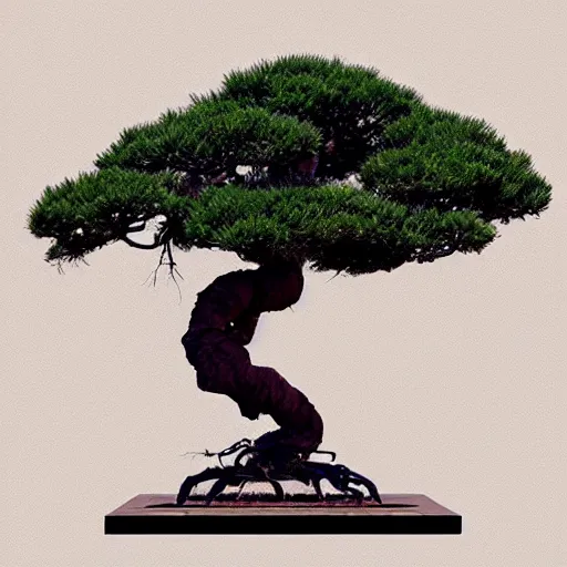 Image similar to bonsai acacia! tree but minimalistic concept art by frank stella gilleard james whalen tom, colorful, soft light, trending on artstation, minimalism