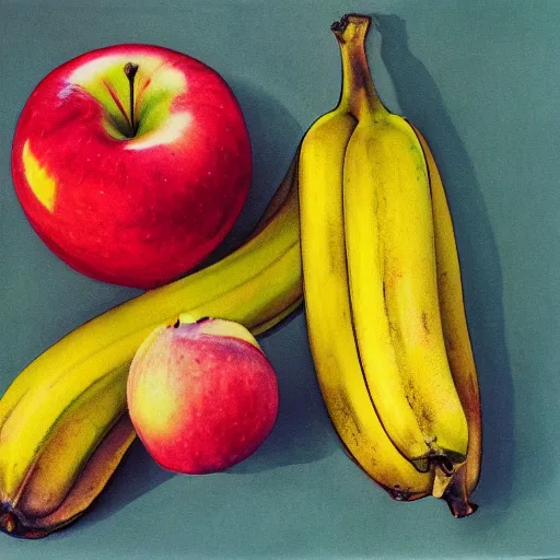 Prompt: apple apple banana