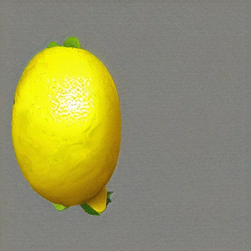 Image similar to a lemon man, digital art