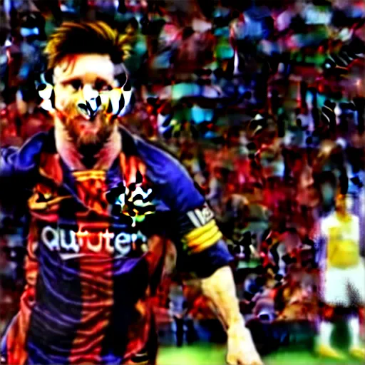 Prompt: Lionel Messi in WandaVision very detailed 4k quality super realistic