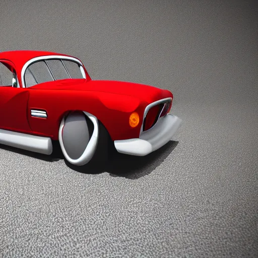 Image similar to happy cgi blender 3d car