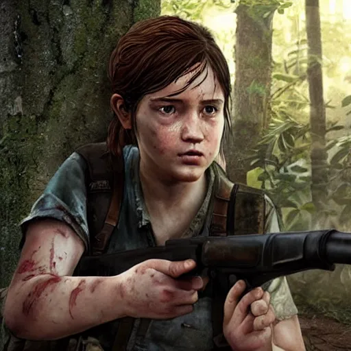 Image similar to elliot paige as ellie in the last of us