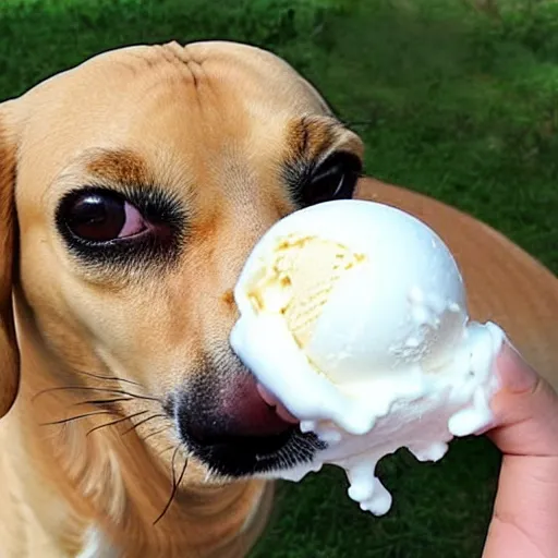 Image similar to dog ice cream