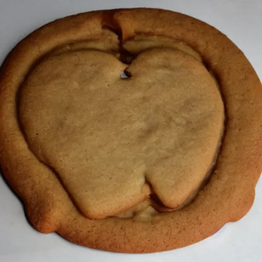 Prompt: apple made out of cookies