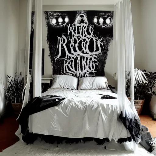 Image similar to weirdcore bedroom