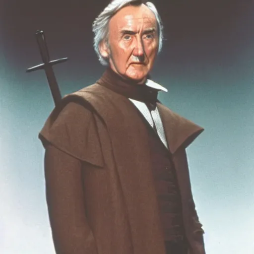 Image similar to Robert Hardy as Count Dooku in Star Wars