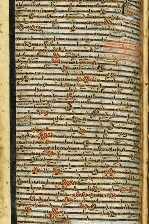Prompt: a latin manuscript, with detailed, legible lettering