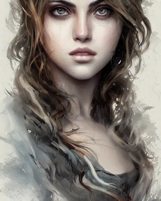 Image similar to anne winters, hyper realistic face, beautiful eyes, fantasy art, in the style of greg rutkowski, intricate, hyper detailed, smooth