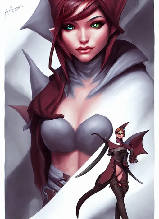 Prompt: d & d elf rogue, by artgerm