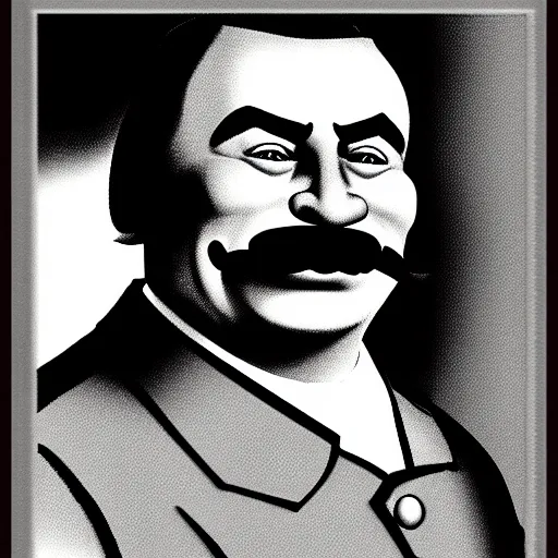 Image similar to josef stalin shrek