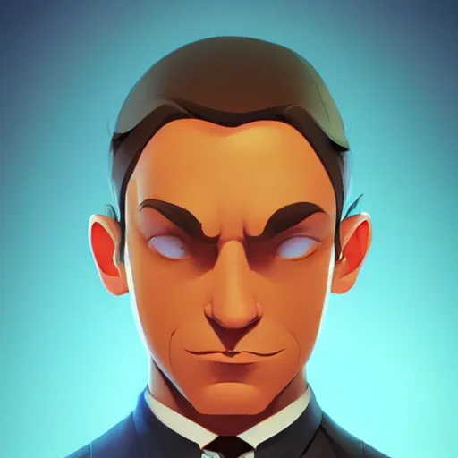 Image similar to face icon stylized minimalist agent 0 0 7, loftis, cory behance hd by jesper ejsing, by rhads, makoto shinkai and lois van baarle, ilya kuvshinov, rossdraws global illumination